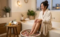Guía paso a paso sobre como hacer una pedicura en casa obteniendo talones suaves e hidratados con técnicas sencillas.